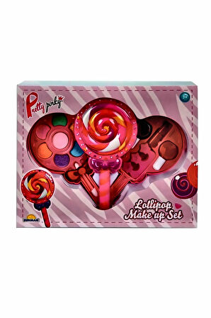 Lolipop Şekilli 2 Katlı Makyaj Güzellik Seti Kız Çocuk Eğitici Oyuncak Erkek Çocuk Oyuncaklar