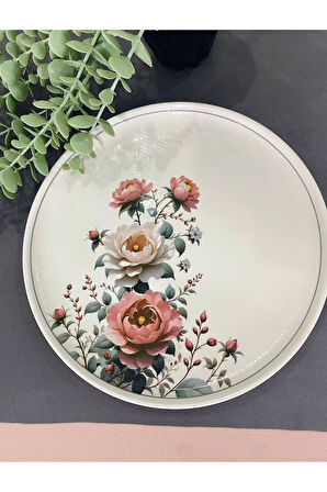 Hasbahçe Büyük Yuvarlak Servis Tabağı