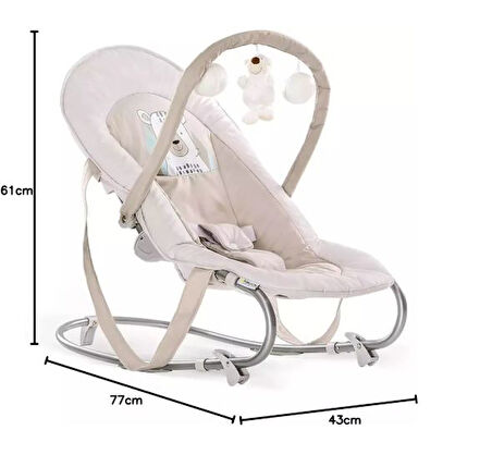 Hauck Bungee Deluxe Bebek Ana Kucağı Beige