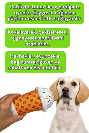 Havhav HavHavCafe Pumpkin Havs Latte Vikvik Sesli Peluş Köpek Oyuncağı