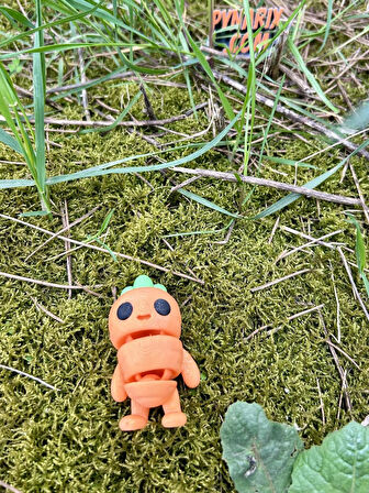 Havuç Oyuncak Figür - Kutunun En Cesur Zıplayanı 🥕3D Hareketli Organik Model -Orta Boy