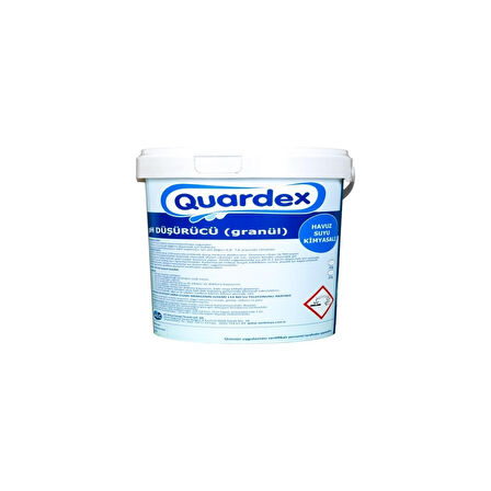 Quardex Havuz Suyu Granül Ph Düşürücü (-) 25KG