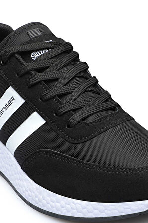 Slazenger ZAAL Sneaker Erkek Ayakkabı Siyah - Beyaz - 00003U48 : 42, renk_variant_property : 00Siyah-Beyaz