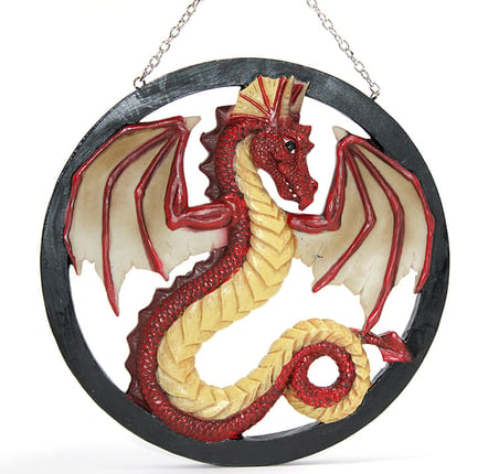 Duvara Asmalı Polyester Dragon Pano
