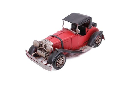 Dekoratif Metal Araba Vintage Ev Ofis Hediyelik