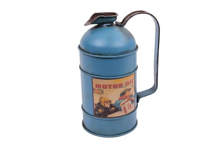 Dekoratif Metal Yakıt Bidonu Kumbaralı Vintage Hediyelik