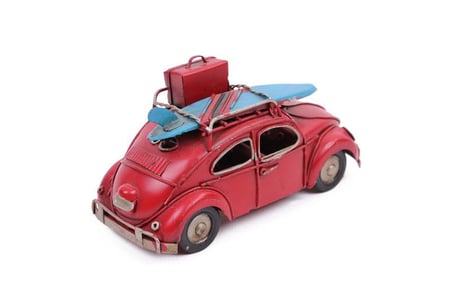Dekoratif Metal Araba Vintage Ev Ofis Hediyelik