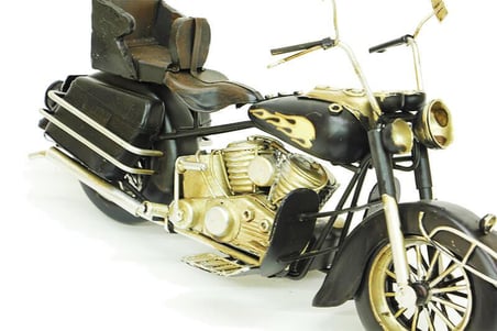 Dekoratif Metal Motosiklet Vintage Chopper Ev Ofis Hediyelik