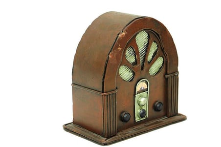 Radyo Kumbara Vintage El Yapımı Dekoratif Hediyelik