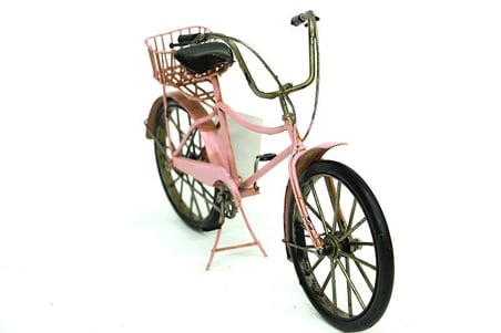 Dekoratif Metal Bisiklet Vintage Biblo Hediyelik