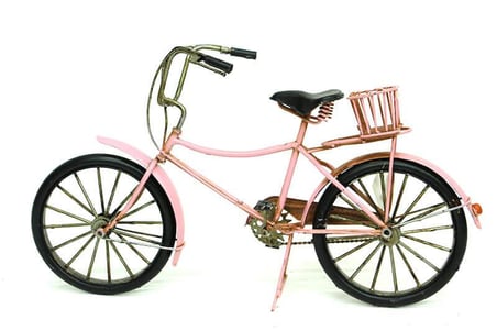 Dekoratif Metal Bisiklet Vintage Biblo Hediyelik