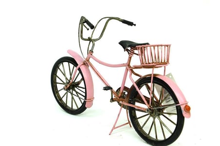 Dekoratif Metal Bisiklet Vintage Biblo Hediyelik