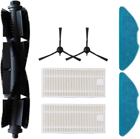 srfn ticaret Grundig VCR 4230 - 6230 - 7230 Uyumlu Robot Süpürge Seti - 7 Parça