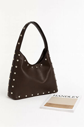 Stud Detaylı Omuz Çantası