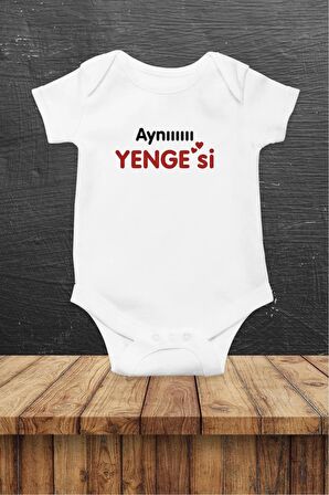 Aynı Yengesi Özel Tasarım Bebek Zıbın Pamuklu Çıtçıtlı Body