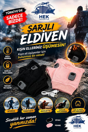 Şarjlı Isıtıcılı Eldiven 