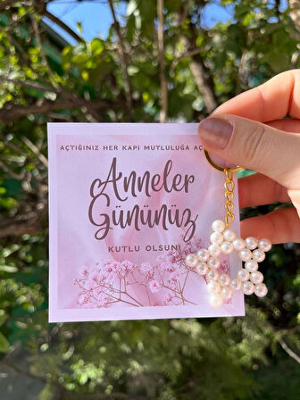 15 adet inci yıldız anahtarlık  anneler günü nikah düğün kına nişan sünnet