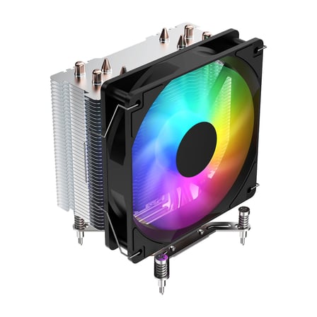 FSP NC3 ARGB 120mm CPU Kule Tipi Hava Soğutma Sessiz Çalışma Doğrudan Temas Tasarımlı 4 adet Bakır Isı Borusu (AMD AM4-AM5 ve INTEL Tüm işlemciler ile uyumlu)(1923)