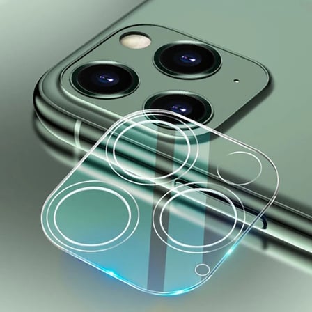 iPhone 12 6.1 Pro Full Tempered Kamera Koruyucu Kırılmaz Cam-(5775)