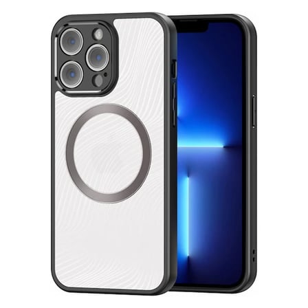 Dux Ducis iPhone 13 Pro Aimo Series MagSafe Premium Buzlu Sert PC-TPU Kılıf-(5775)