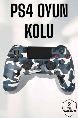 PS4 Oyun Kolu Kamuflaj Desenli Joystick