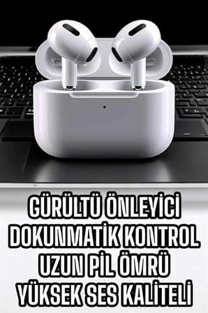 3.Nesil TWS Bluetooth Kulaklık Mikrofonlu ANC Özelliği Dokunmatik Kontrol