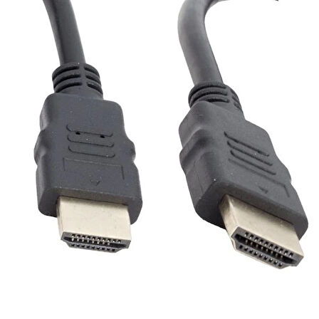 PLASTİK DÜZ SİYAH 30 CM POŞETLİ HDMI KABLO