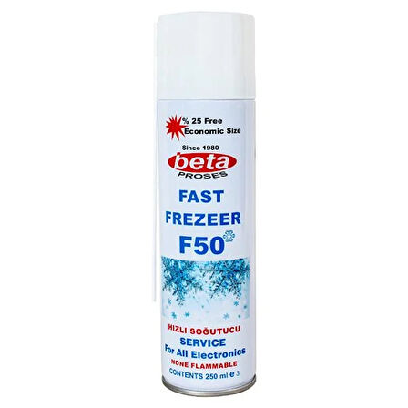 BETA F-50 200 ML FAST FREZEER SOĞUTUCU SPREY*KT-50