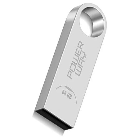 64 GB METAL USB 2.0 FLASH BELLEK