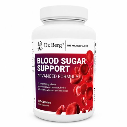 Blood Sugar Support Advanced Formula with Chromium & Potassium 120 Vegetable Capsules