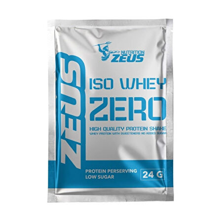 Zeus Nutrıtıon Iso Whey Zero Protein Tozu 33g-16 Adet-Biskuvi-Aromalı