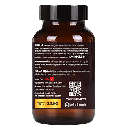 Zeus Nutrition Spektrumlu Mucuna Pruriens 400 mg 60 Kapsül