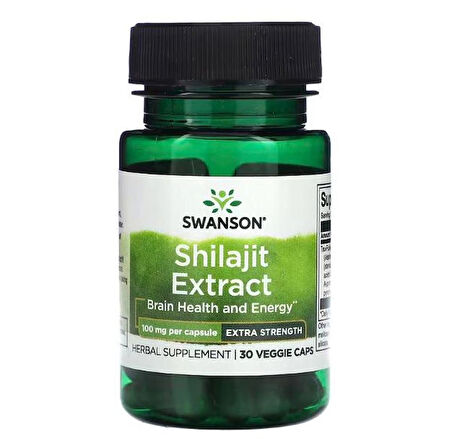 Swanson, Shilajit Extract, Standardized, 400 mg, 60 Veggie Capsules