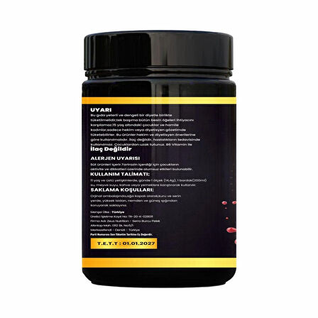 Zeus Nutrition Whey 400g-Çilek-Aroma