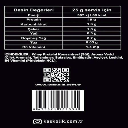 Zeus Nutrition Whey 400g-Çilek-Aroma