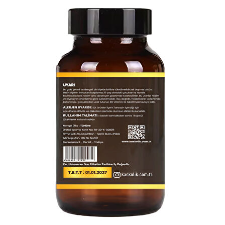Zeus Nutrition Collagen Life 5 Tip Kolajen Tip 1, Tip 2, Tip 3, Tip 5 ,tip 10, ( Selenyum , C Vitamini Ve Çinko ) 30 Kapsül