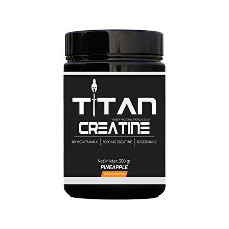 Titan Premium Creatine 300 Gr Monohyrate Mikronized-Ananas-Aroma