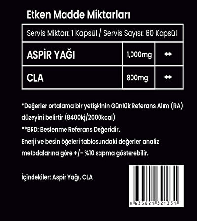 Titan Premium CLA 60 CAPSÜL
