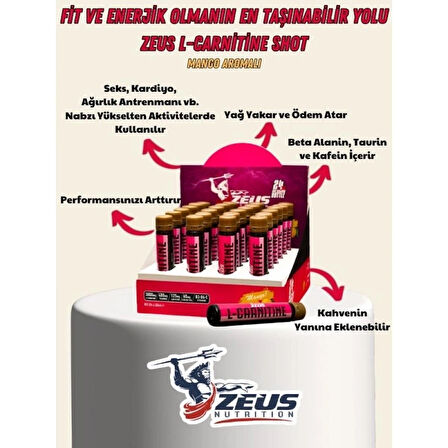 Zeus Nutrition L-carnitine 3000 24 Ampül x25ml 