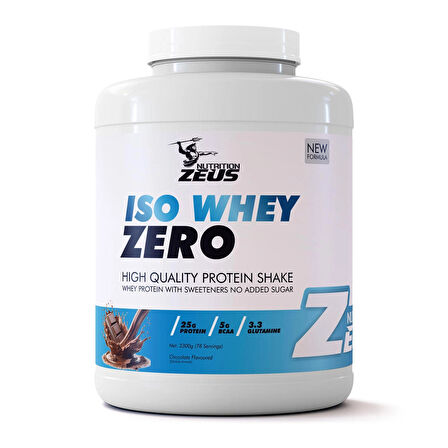 Zeus Nutrition ISO WHEY ZERO 2300GR - KİNDER AROMA-Shaker HEDİYE !