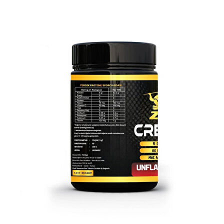 Zeus Nutrition Creatine 300 Gr Monohyrate Mikronized-Aromasız