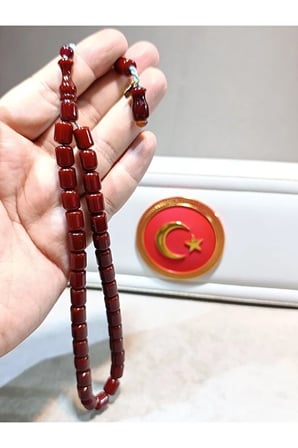 Sıkma kehribar tesbih usta yapımı