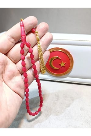 Bilek boy aykırı renk sıkma kehribar tesbih