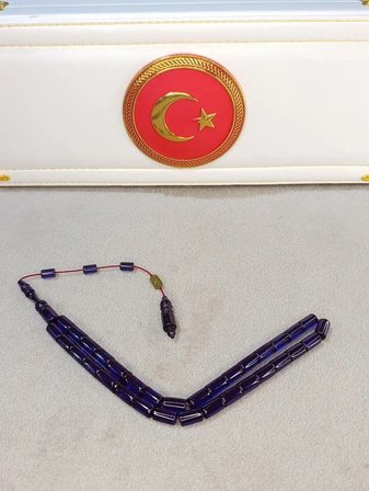 BLOK ZAR KEHRİBAR TESBİH MEHMET EMİN CEYLAN USTA YAPIMI