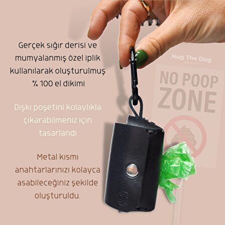 Hug The Dog Hold Me Poop Bag - Dışkı Poşeti Çantası & Anahtarlık