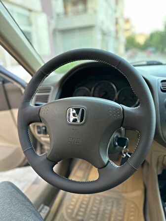 Honda VTEC 2 Araca Özel Direksiyon Kılıfı (Kahverengi)