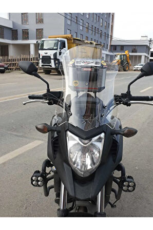 Honda Nc 700 750 X Ön cam 2012 2015 Model Yılı 50cm Şeffaf Renk 4mm Kısa Spor Cam
