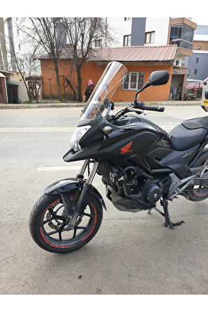 Honda Nc 700 750 X Ön cam 2012 2015 Model Yılı 50cm Şeffaf Renk 4mm Kısa Spor Cam