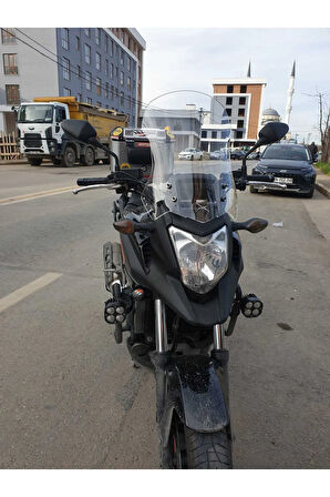 Honda Nc 700 750 X Ön cam 2012 2015 Model Yılı 50cm Şeffaf Renk 4mm Kısa Spor Cam