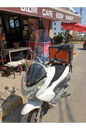Honda Pcx Siperlik Ön Cam 2011 2013 Model 83cm Şeffaf Renkli 4mm UZUN CAM
